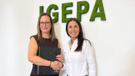 UFabrik's Monika Mourao with Anita Szabó-Botrágyi of IGEPA Hungária