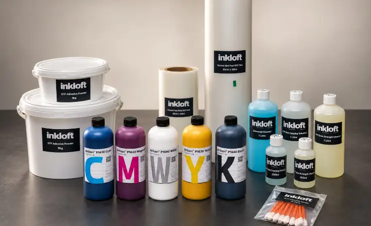 The full range of Inkloft inks